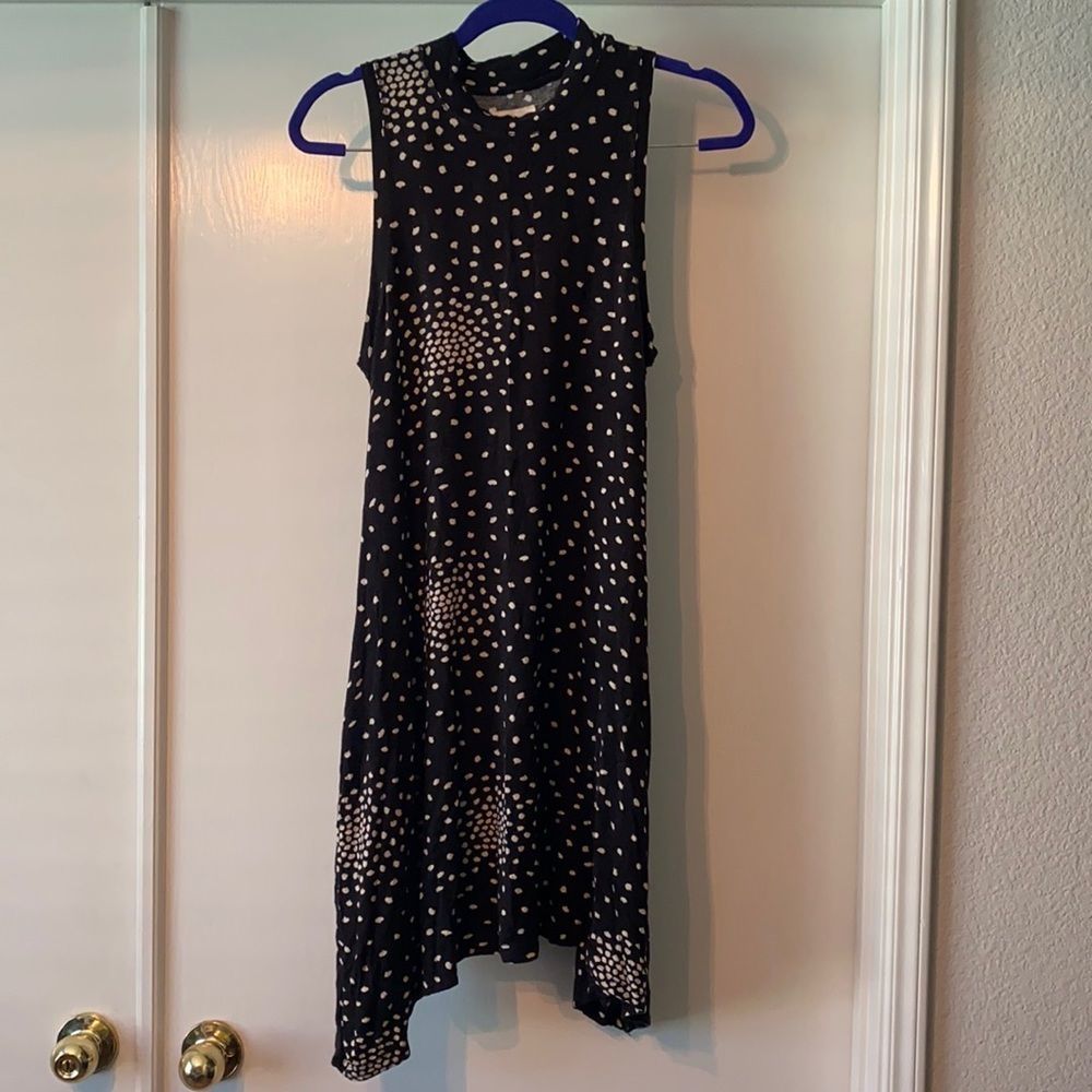 Anthropologie Maeve Black and Cream dress Size M